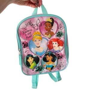 Disney Princess Backpack - Pink and Aqua